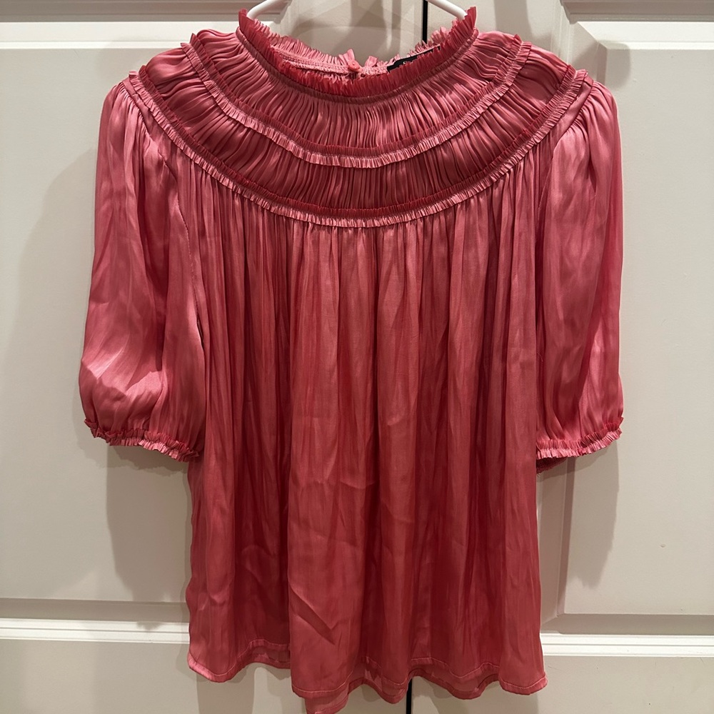 Short Sleeve Pink Top